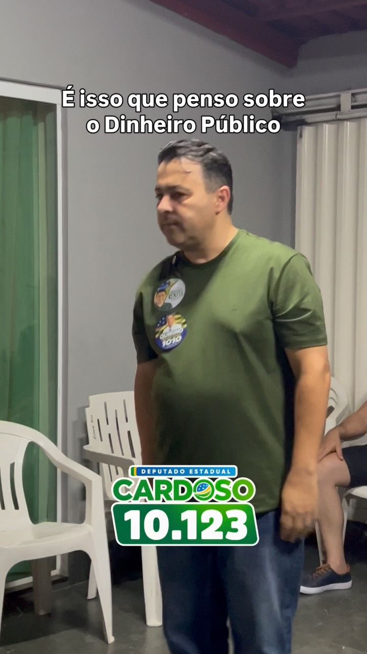Cardoso em evento